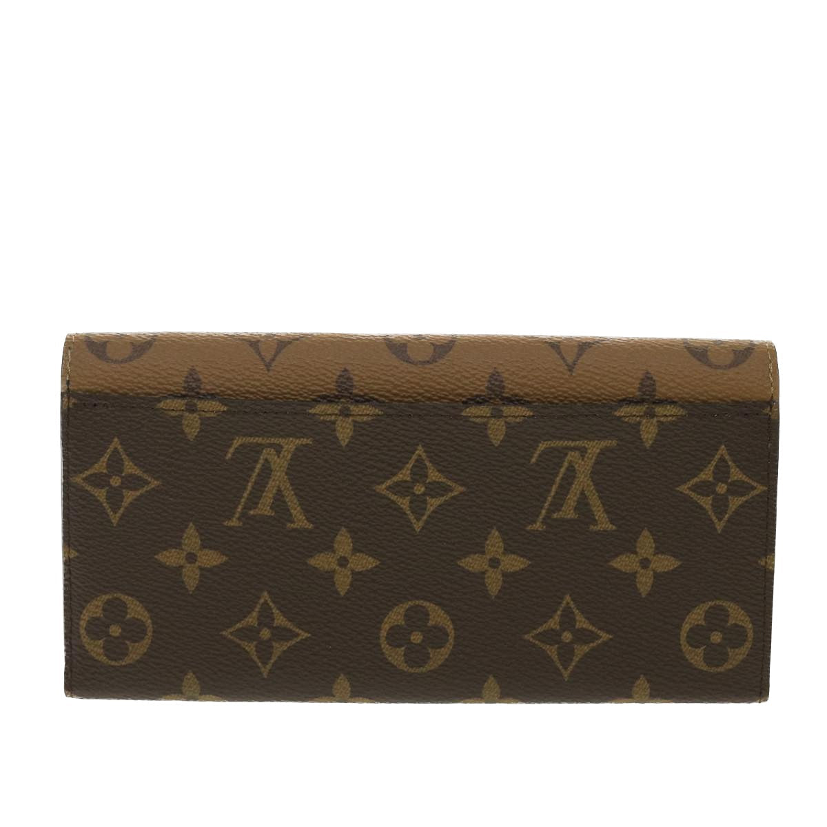 Louis Vuitton Monogram Reverse Portefeuille Emily Long Wallet 40459A