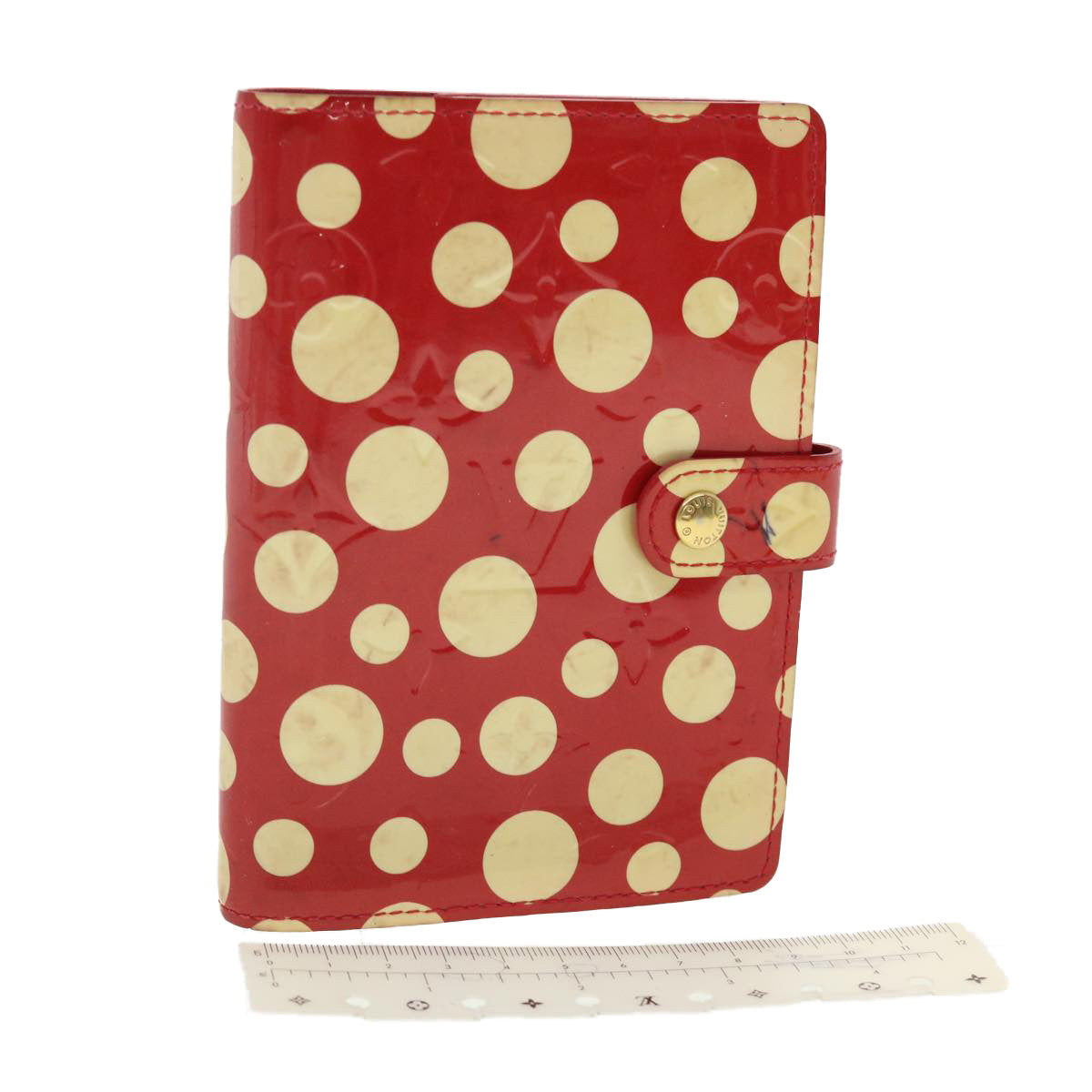 LOUIS VUITTON Vernis Yayoi Kusama Agenda PM Day Planner Cover M91518 40465