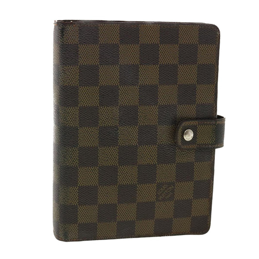 LOUIS VUITTON Damier Ebene Agenda MM Day Planner Cover R20240 LV 40473