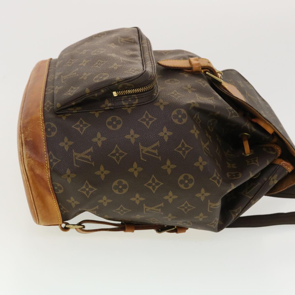 LOUIS VUITTON Monogram Montsouris GM Backpack M51135 LV 40476