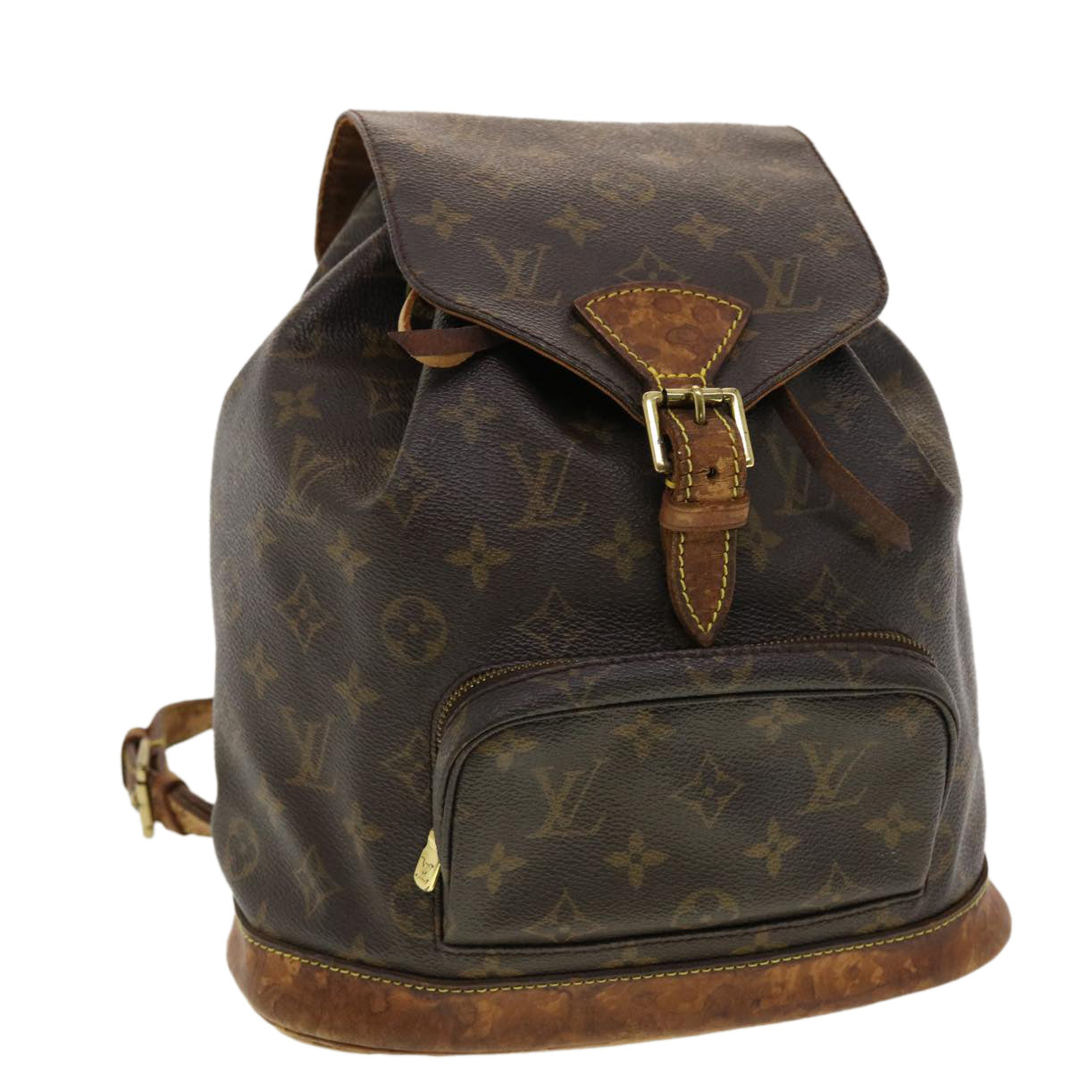 LOUIS VUITTON Monogram Montsouris MM Backpack M51136 LV 40646