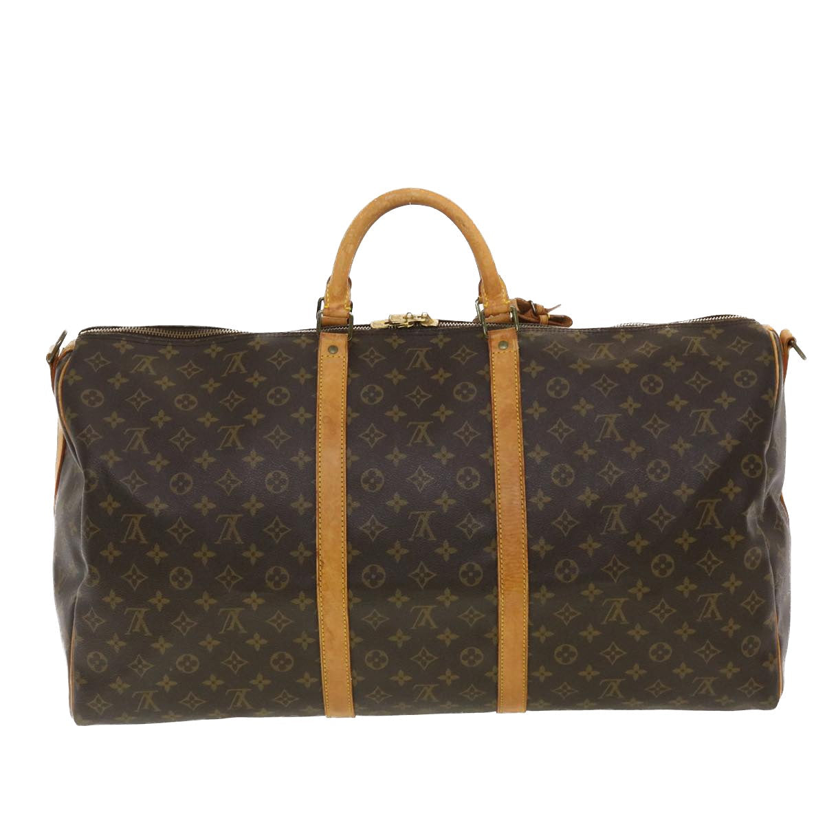 LOUIS VUITTON Monogram Keepall Bandouliere 60 Boston Bag M41412 LV 40672