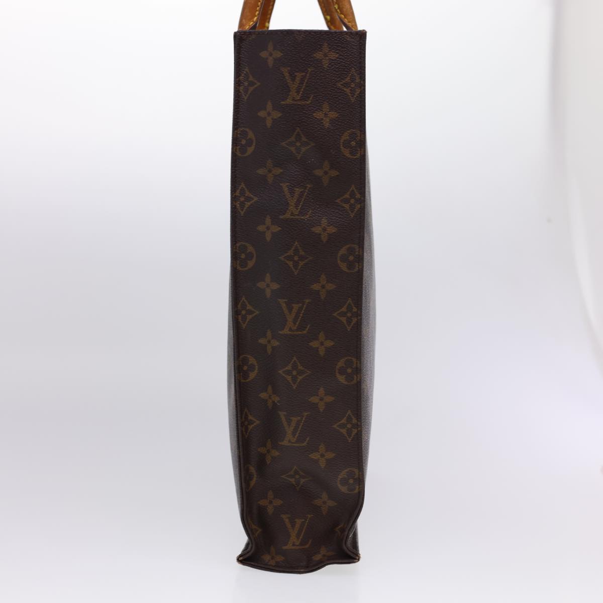 LOUIS VUITTON Monogram Sac Plat Hand Bag M51140 LV 40682