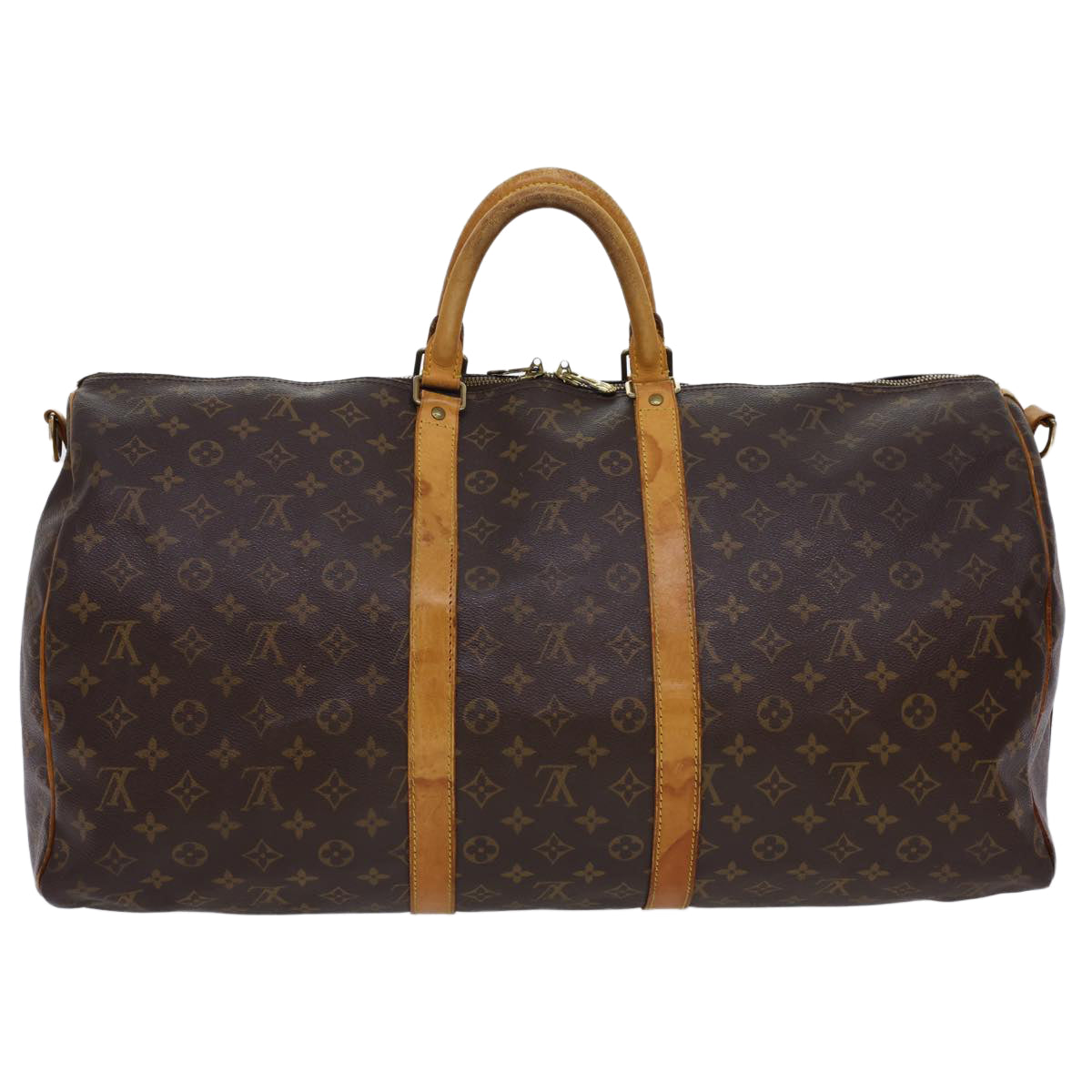 LOUIS VUITTON Monogram Keepall Bandouliere 55 Boston Bag M41414 LV 40712