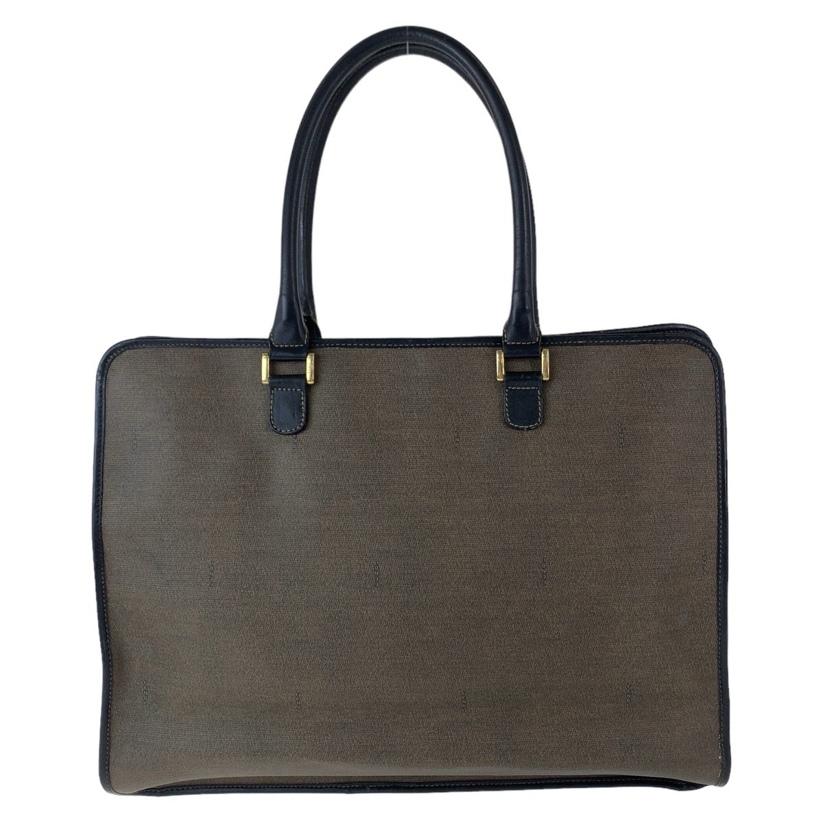 Fendi Pvc Business Tote Bag Leather