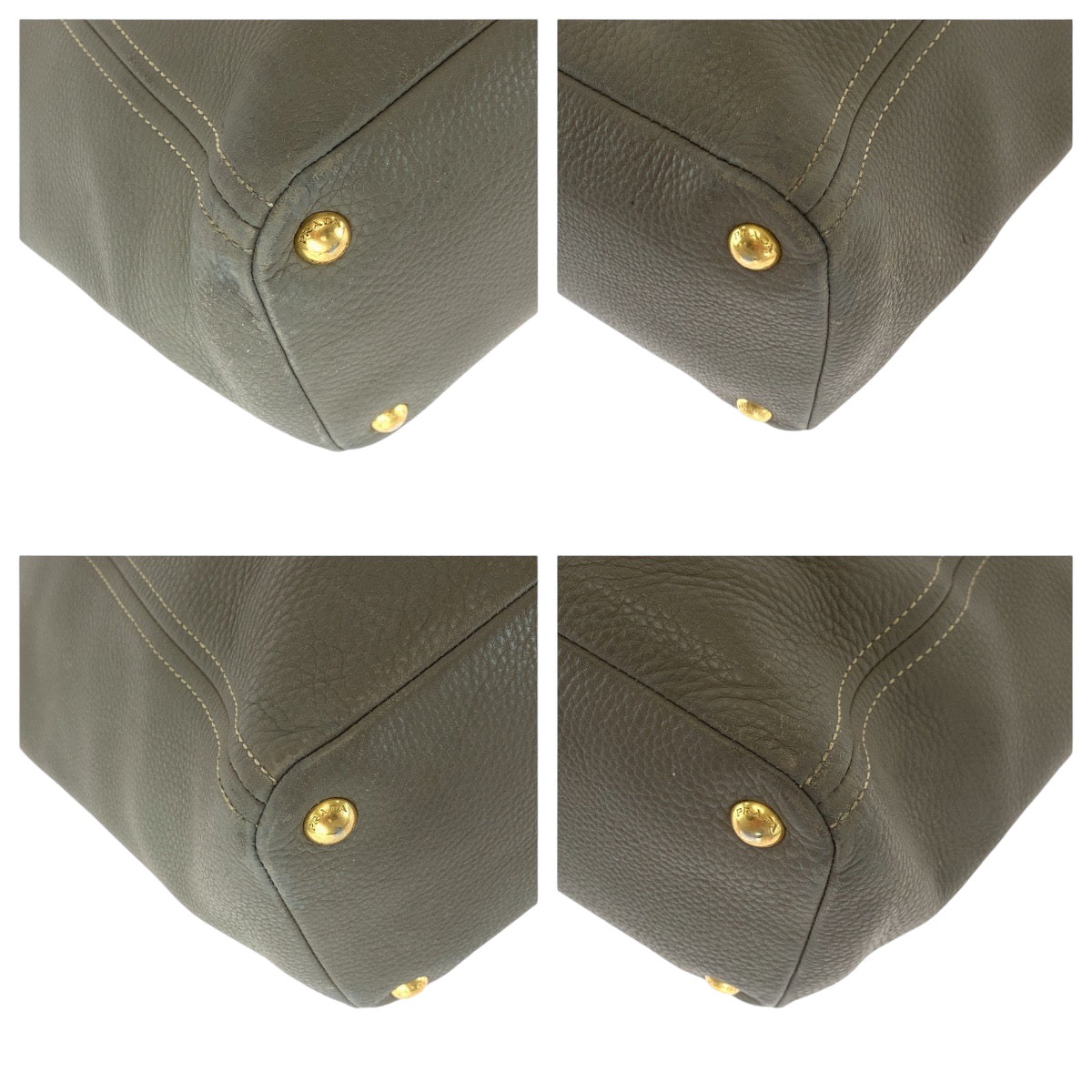 Tote Bag Greige Metal Tote Bag Shoulder Leather Gold Shoulder Bag
