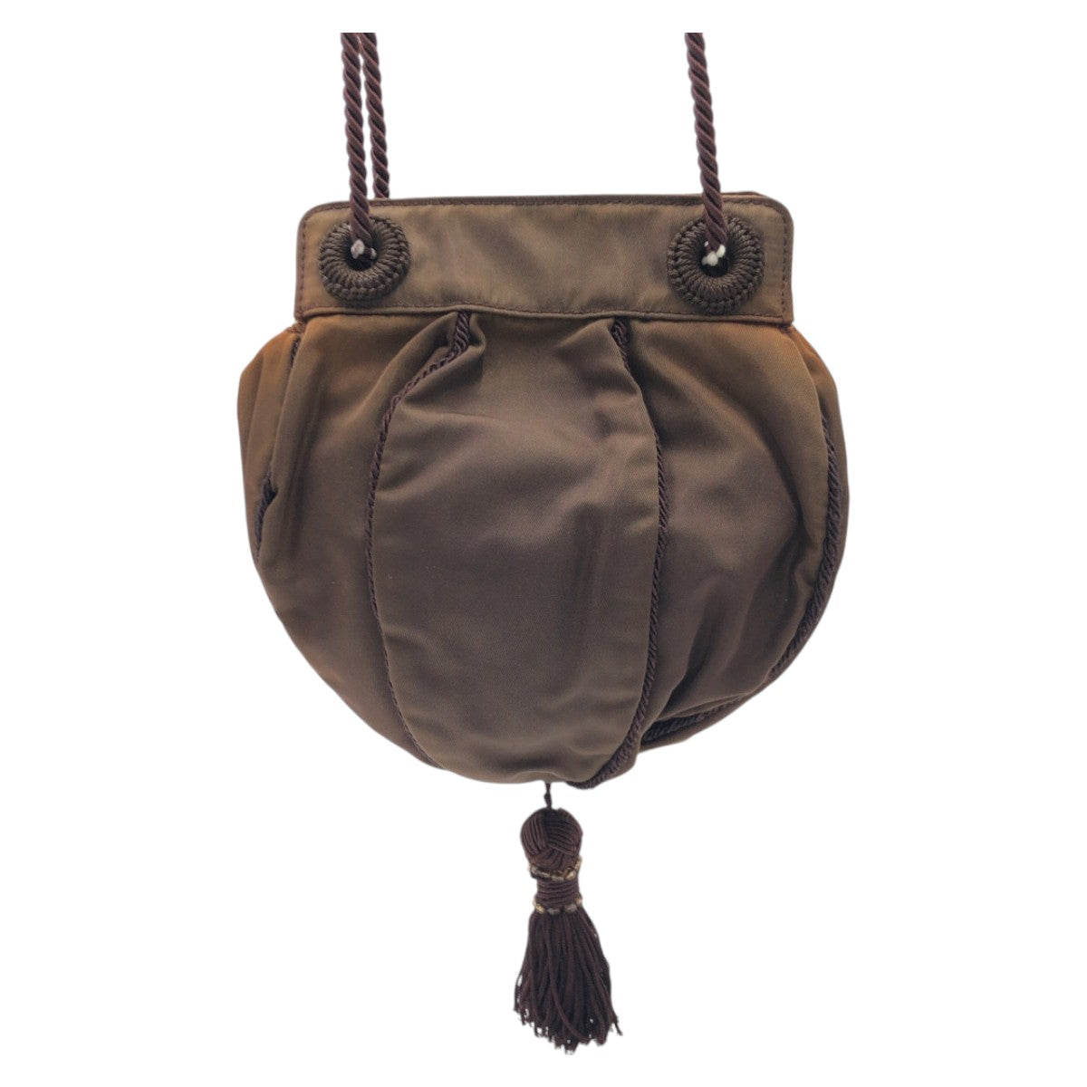 Prada Beads Shoulder Bag Nylon Logo