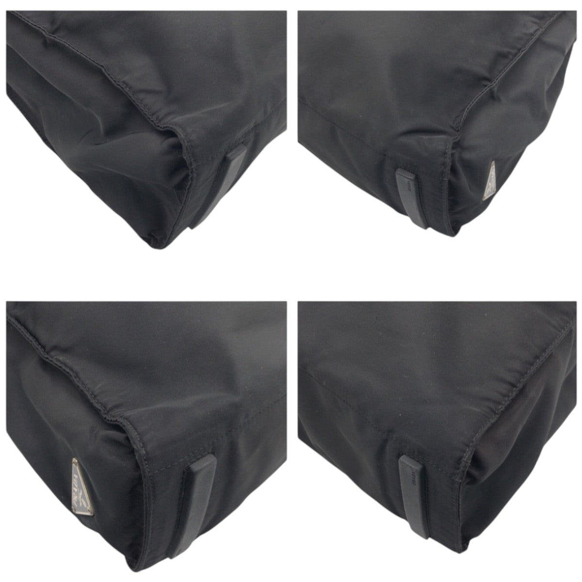 Tote Bag Tote Bag Unisex Test Triangular Nylon Black