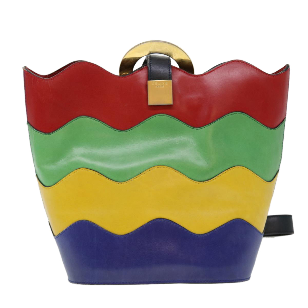 Luxury Shoulder Bag Multicolor Leather