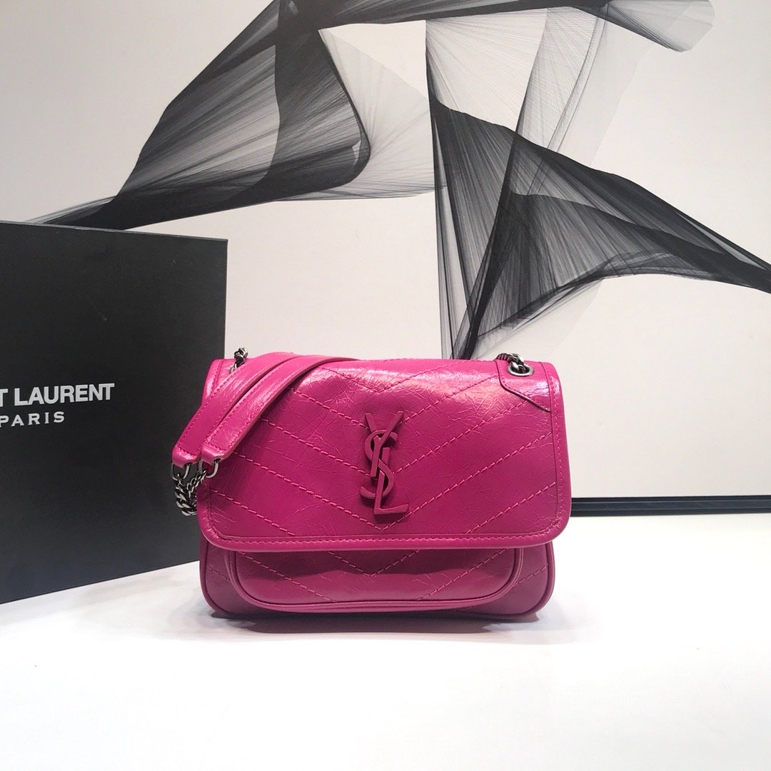 YSL Saint Laurent Niki Shoulder Bag Monogram Chain 82In21Cm Ysl 4540