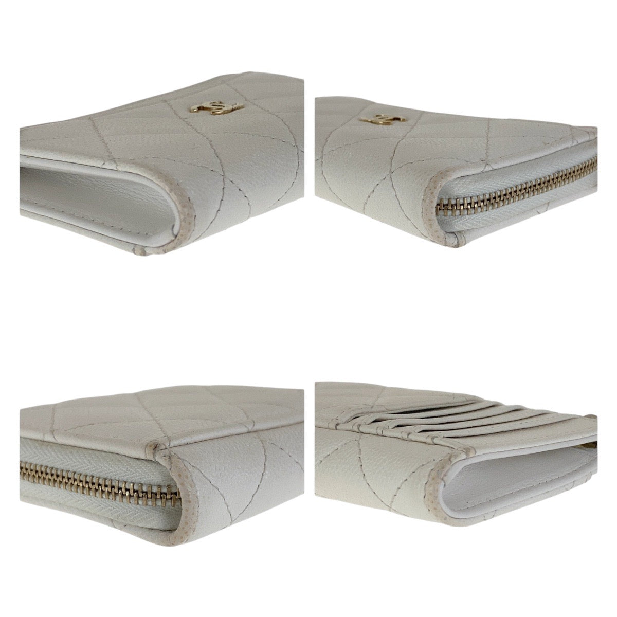 Chanel Coco Mark Matelassé Caviar Fragment Coin Case Bag