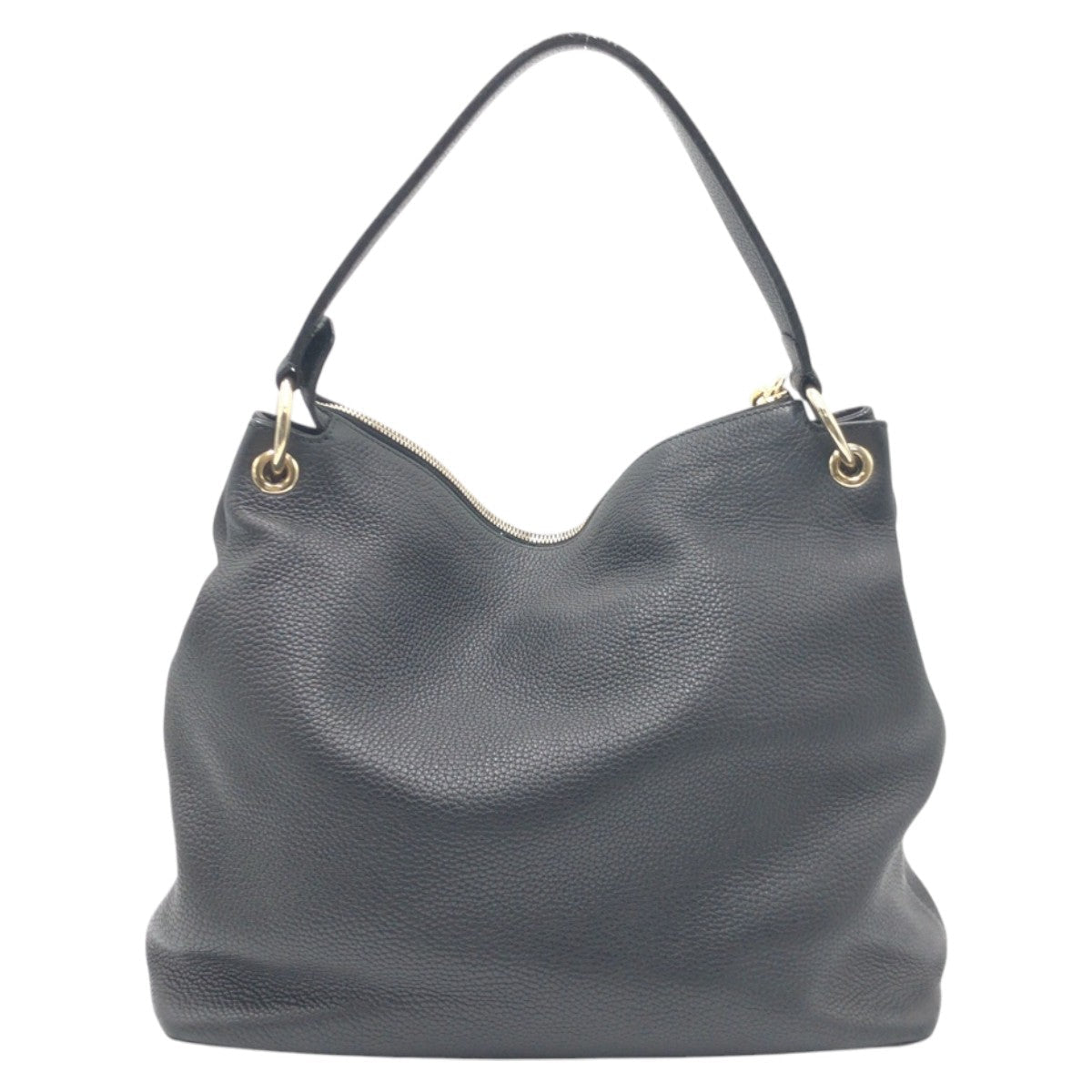 Gucci 2WAY Soho Interlocking G Leather Black Shoulder Bag