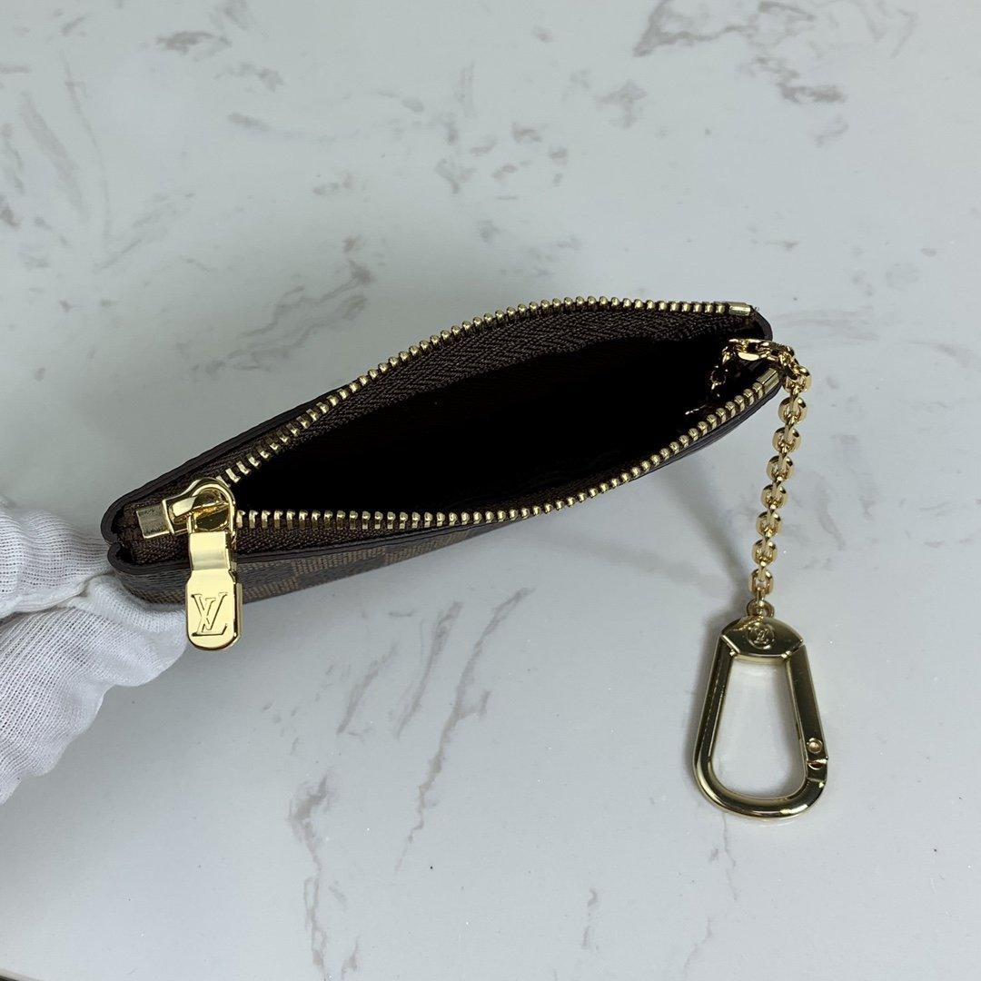 Louis Vuitton Key Pouch Damier ebene Wallet