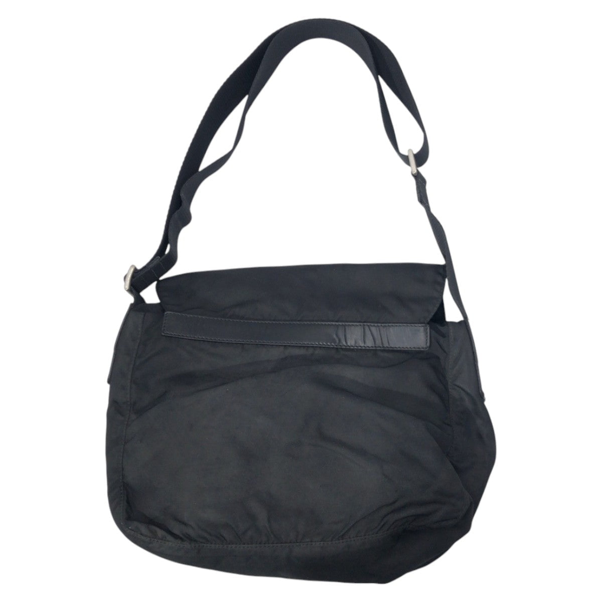 Shoulder Bag Shoulder Bag Unisex Test Triangular Nylon Black