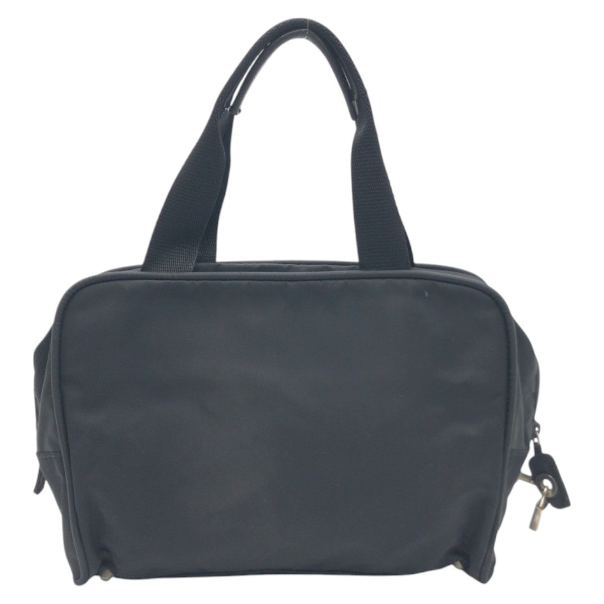 Test Triangular Women Nylon Black Travel Bag