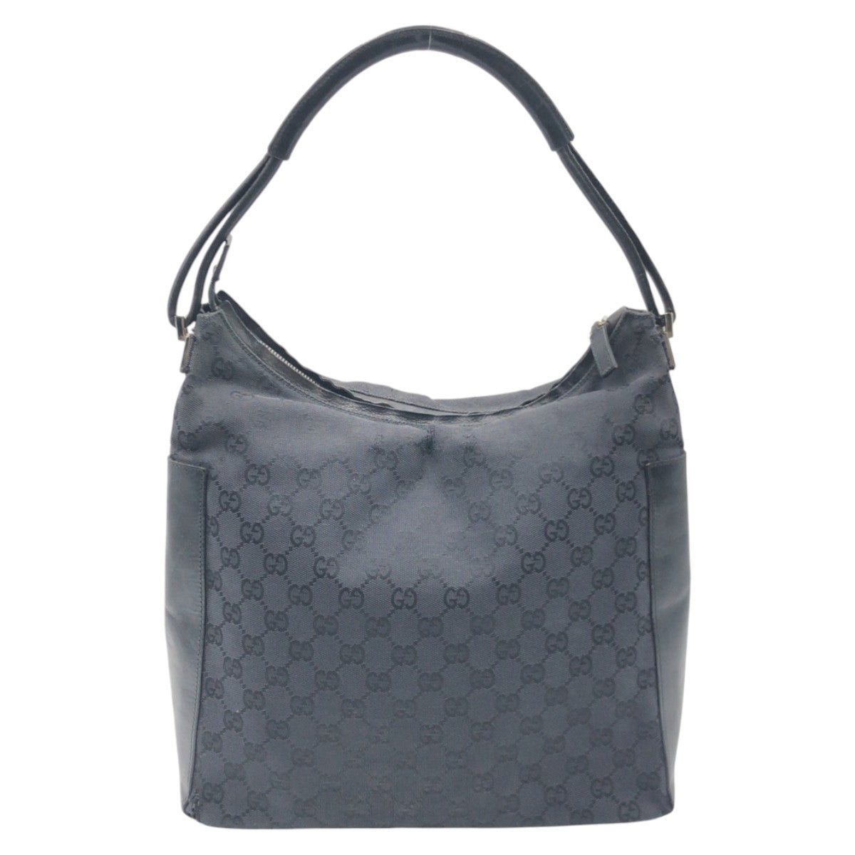 Gucci 001 GG pattern Canvas Black Shoulder Bag