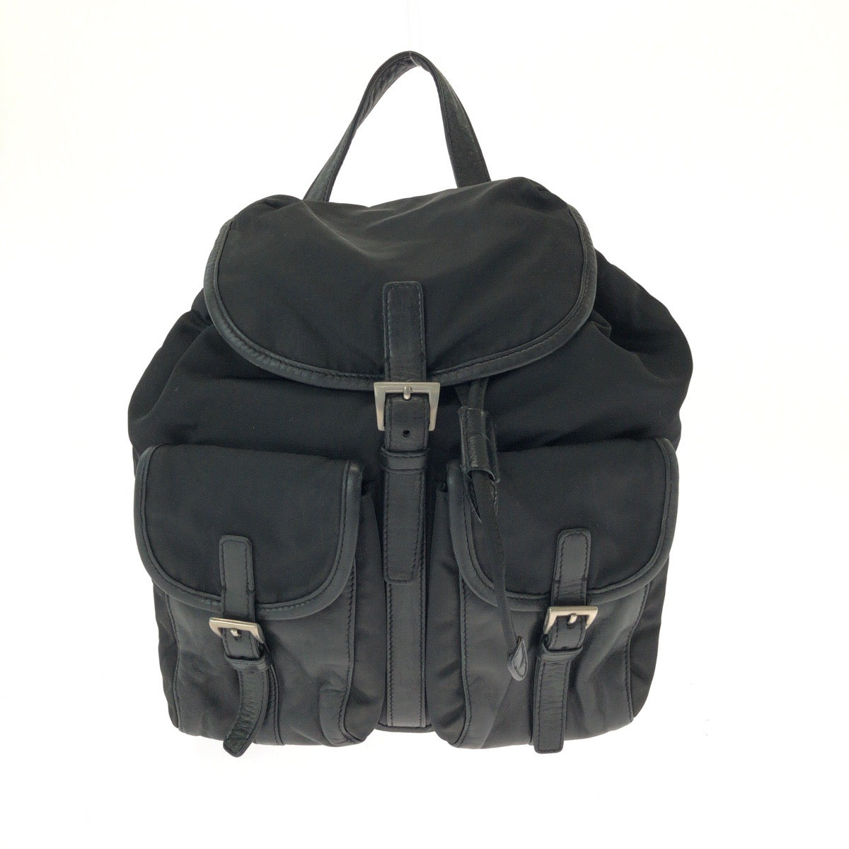 Backpack Test Handbag Nylon Black