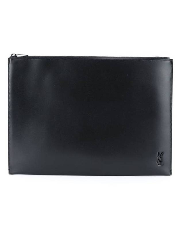 YSL Saint Laurent Saint Laurent Trending Logo Tiny Clutch Bag Monogram Black