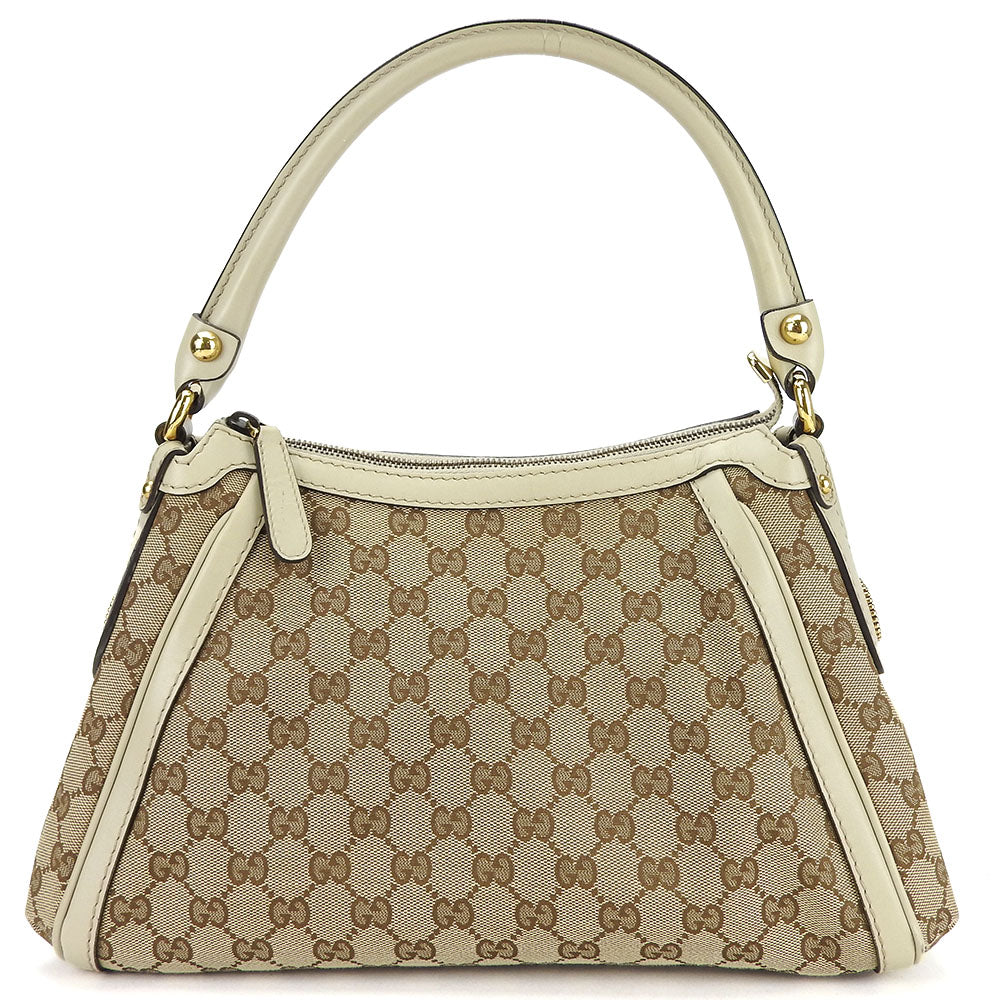 Gucci GG Canvas Beige Shoulder Bag 4