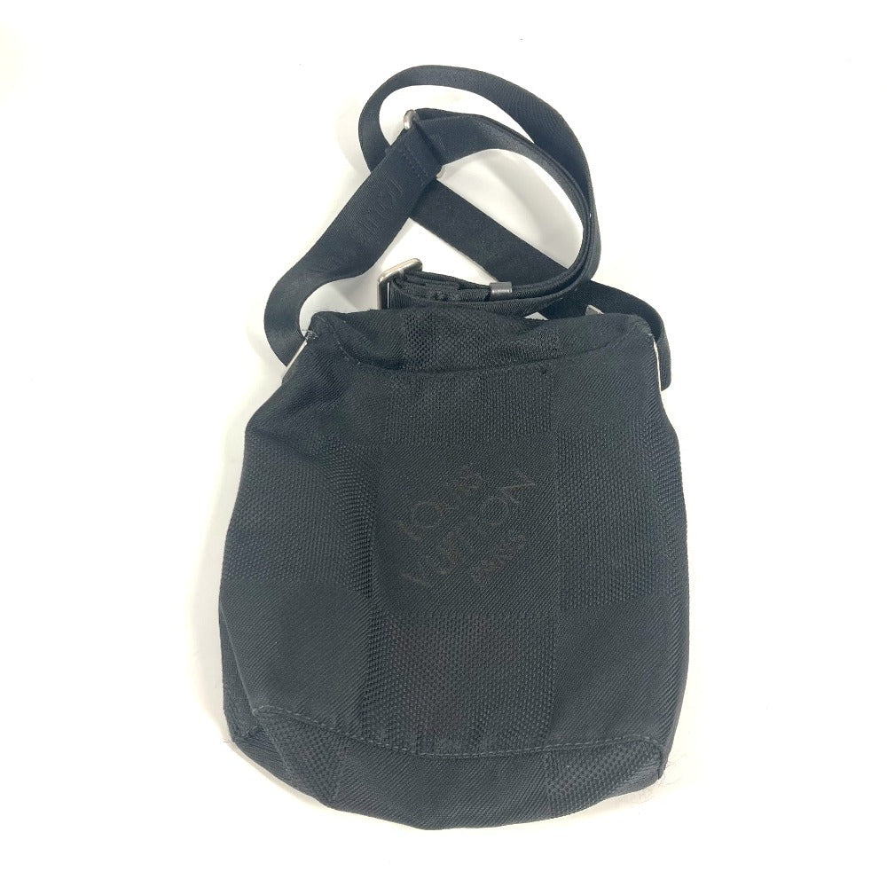 Louis Vuitton M93223 Damier Jean Damier Jean Canvas Black Shoulder Bag