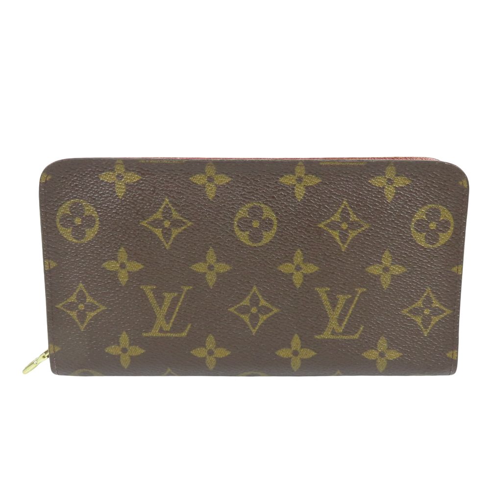 Louis Vuitton Long Purse M61727 Porto Monezup Monogram Brown Wallet Case