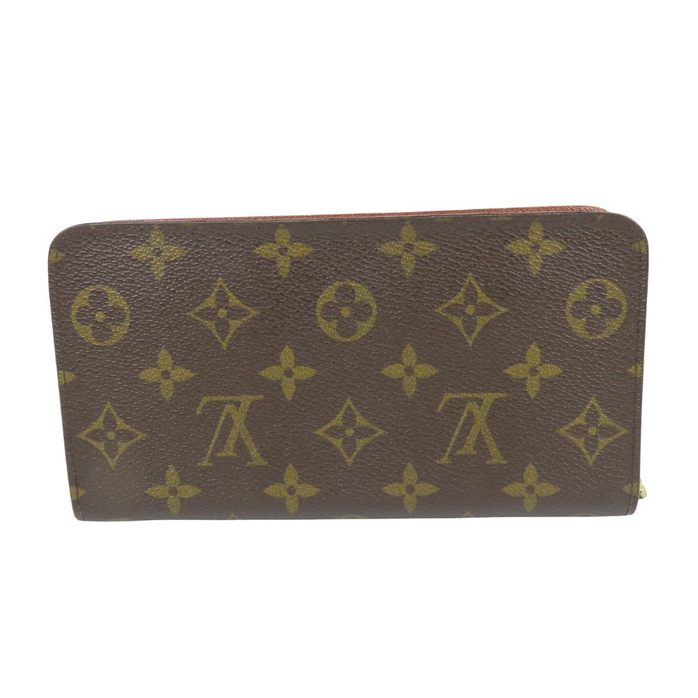 Louis Vuitton Long Purse M61727 Porto Monezup Monogram Brown Wallet Case