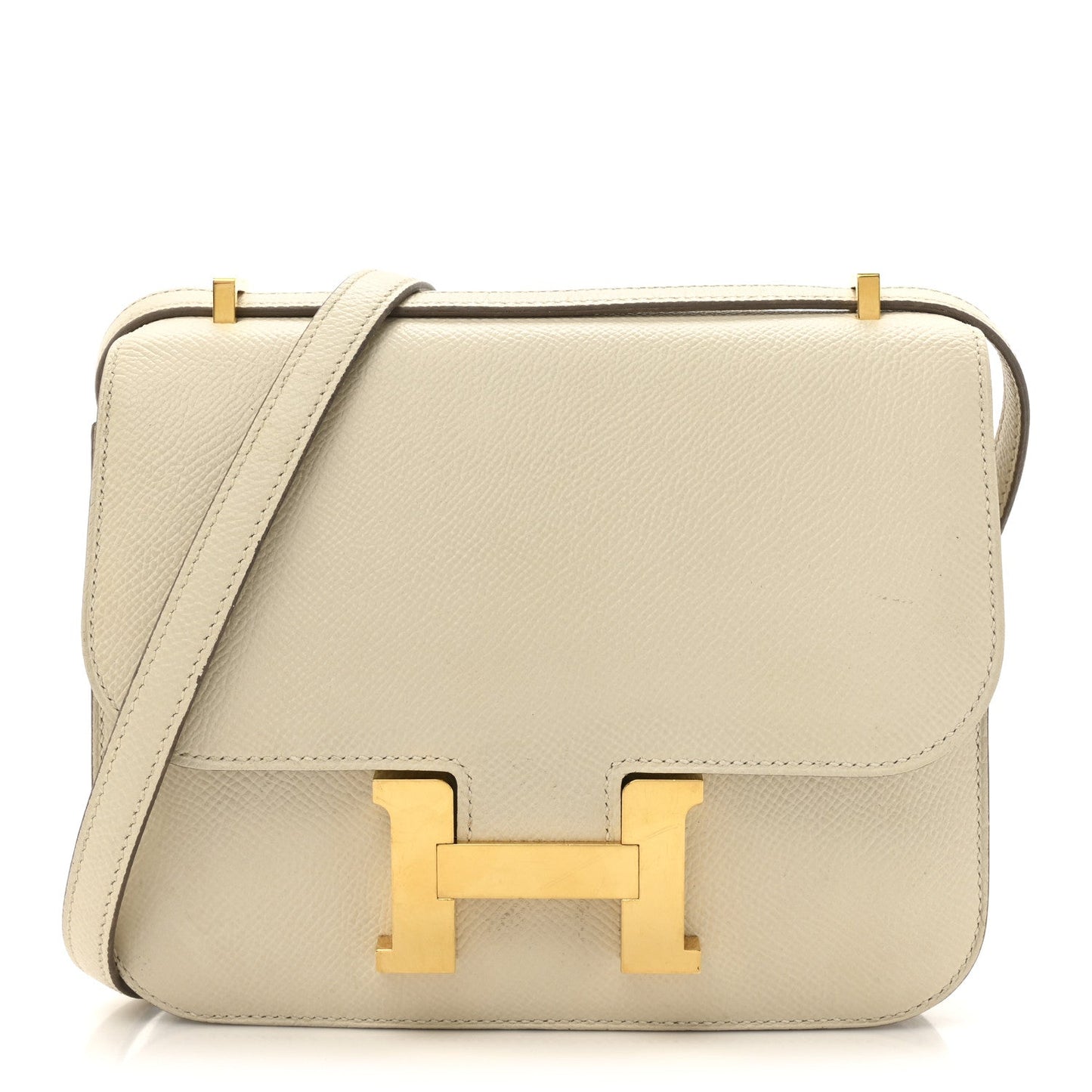 Hermes Epsom Constance Craie Handbag Travel Bag 18 Craie 1758880