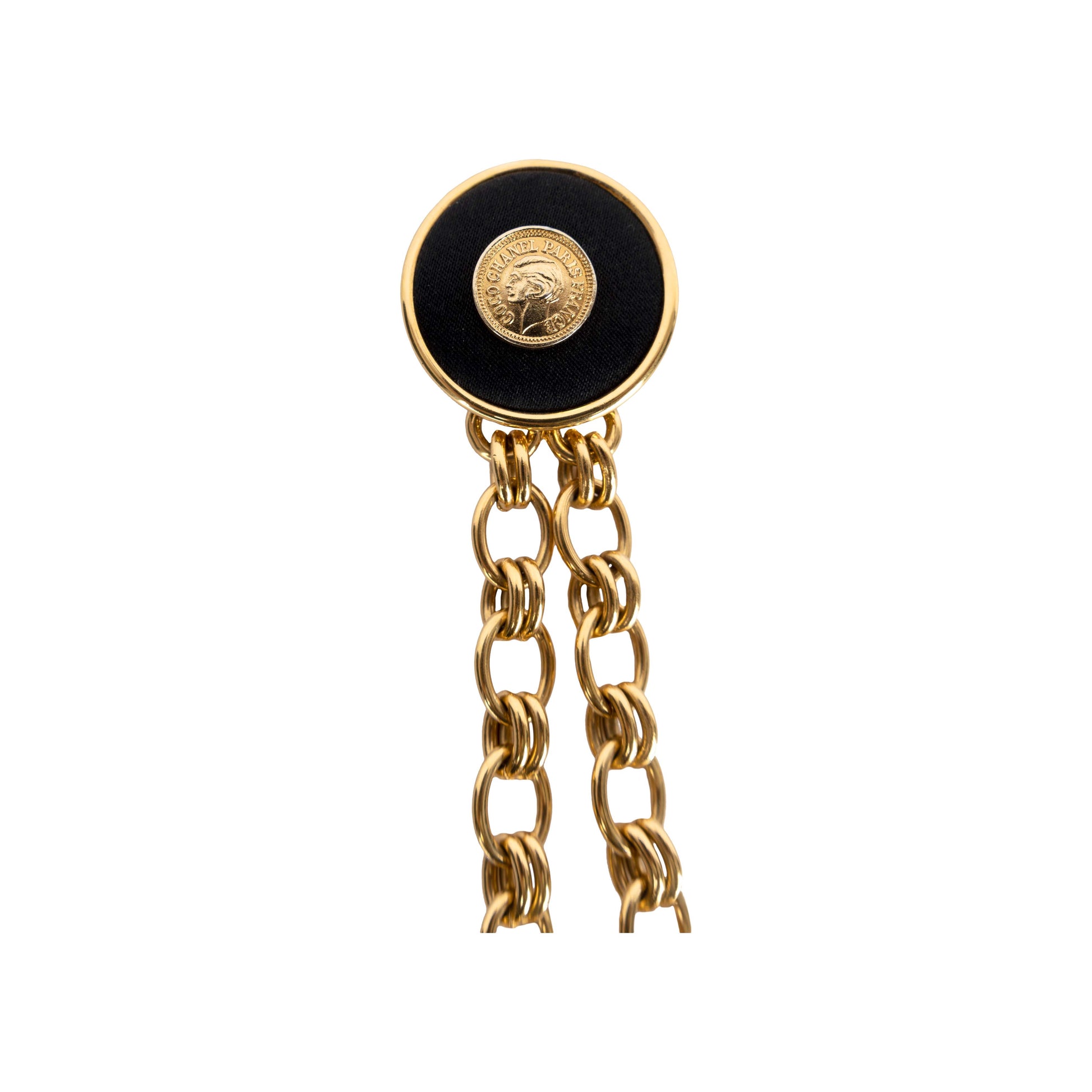 Chanel Chanel   Brooch with Chain