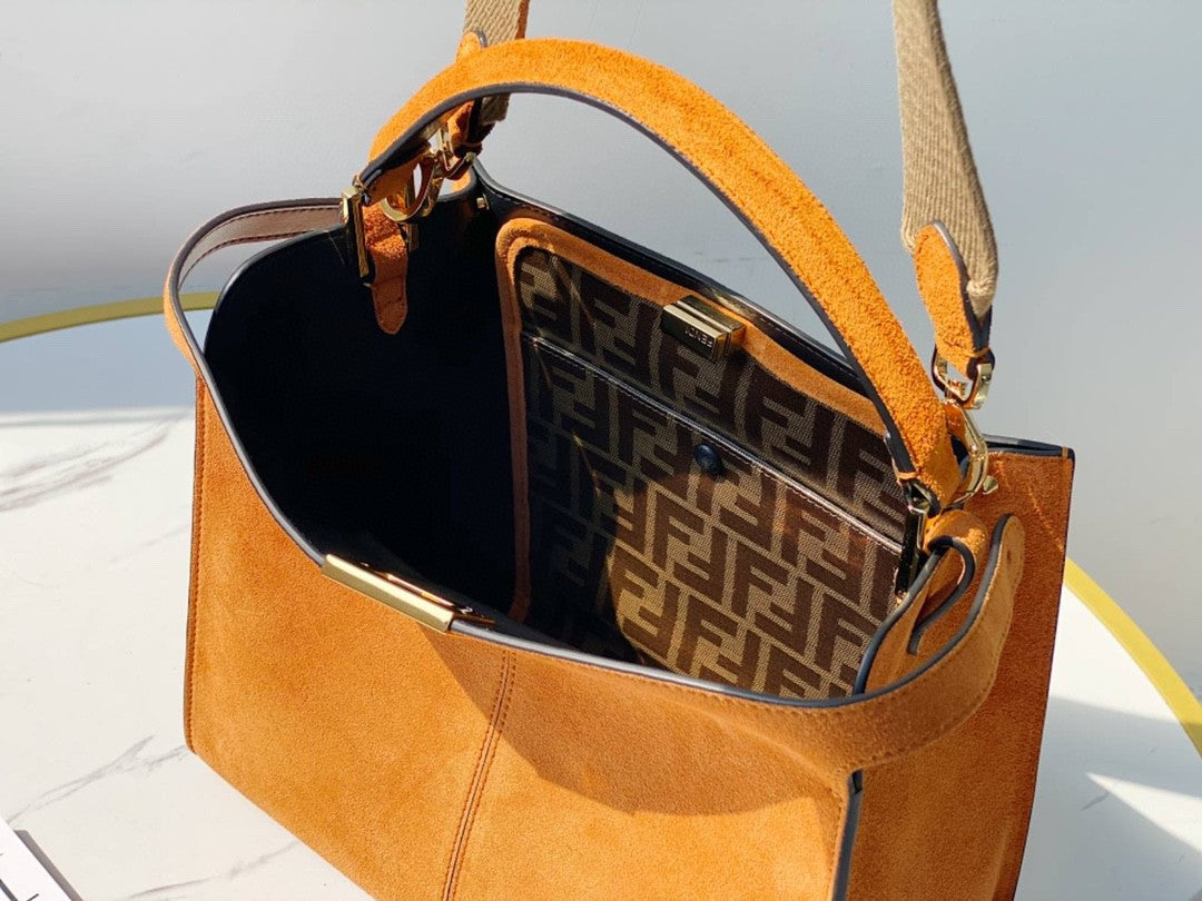 Top QualityTop Quality Peekaboo X-Lite Brown Medium Tote Bag