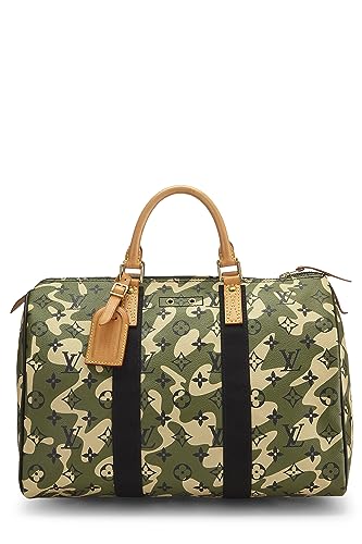 Louis Vuitton,  Takashi Murakami x Louis Vuitton Monogramouflage Speedy 35, Green