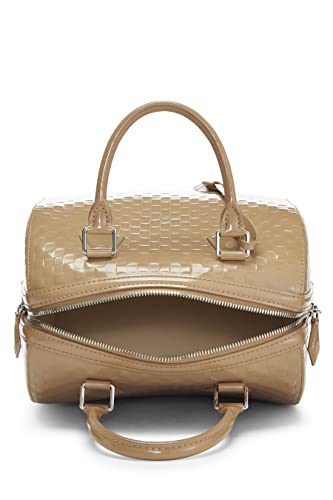 Louis Vuitton,  Beige Damier Facette Speedy Cube MM, Beige