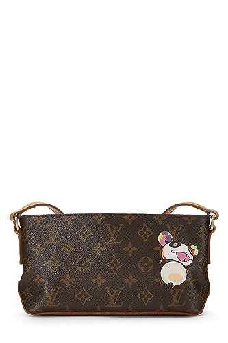 Louis Vuitton,  Takashi Murakami x Louis Vuitton Monogram Canvas Panda Trotteur, Brown
