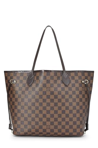 Louis Vuitton,  Damier Ebene Neverfull MM, Brown