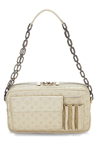 Louis Vuitton,  Gold Mini Lin Shine McKenna, Gold