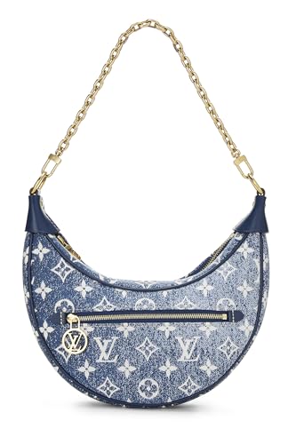 Louis Vuitton,  Blue Monogram Denim Loop, Blue