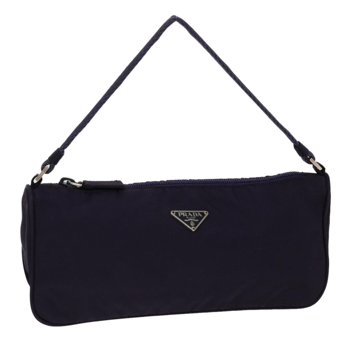 Prada Accessory Pouch Luxury Handbag Nylon Purple Clutch Bag