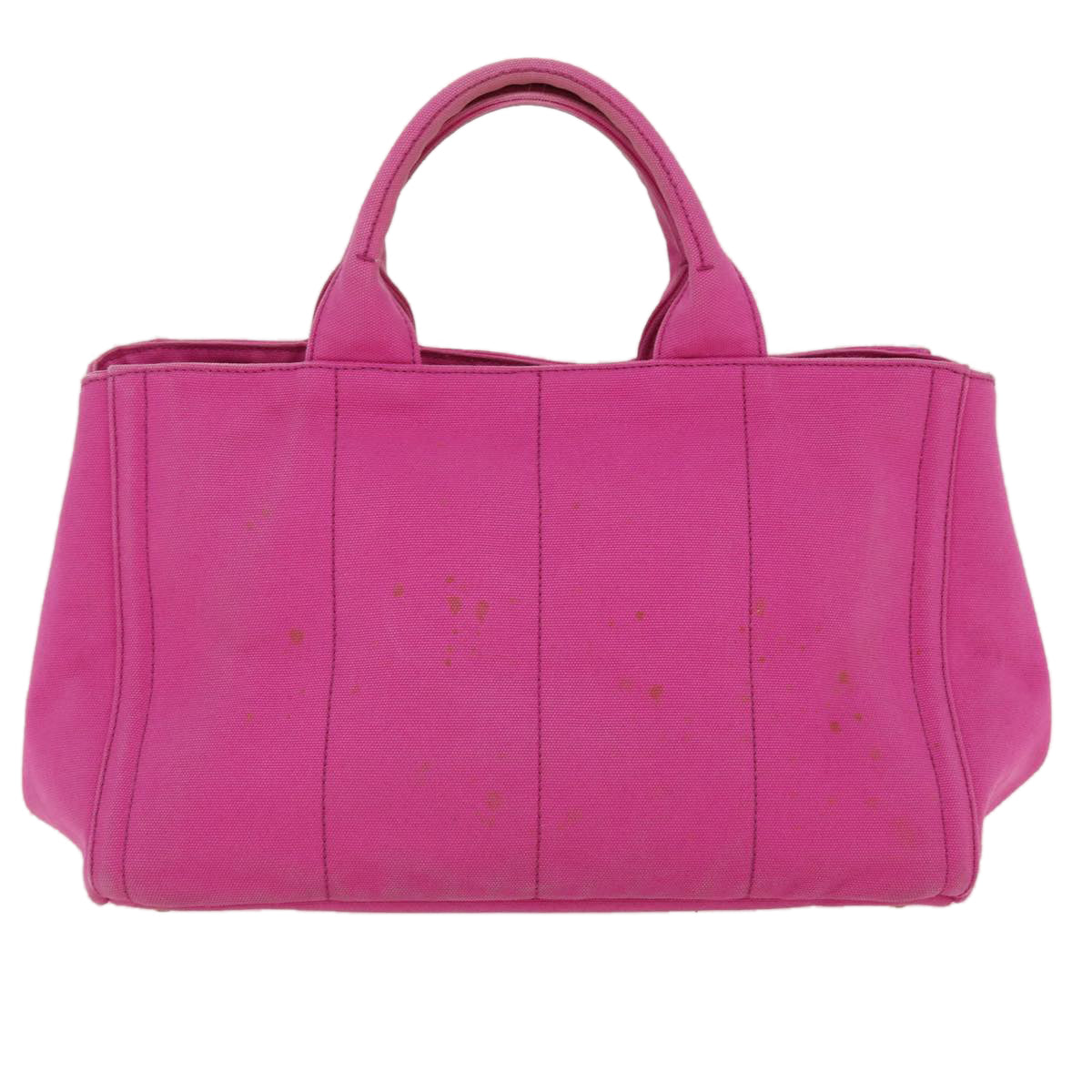 Prada Bijoux Kanapa Mm Hand Bag Auth Canvas Pink Travel Bag