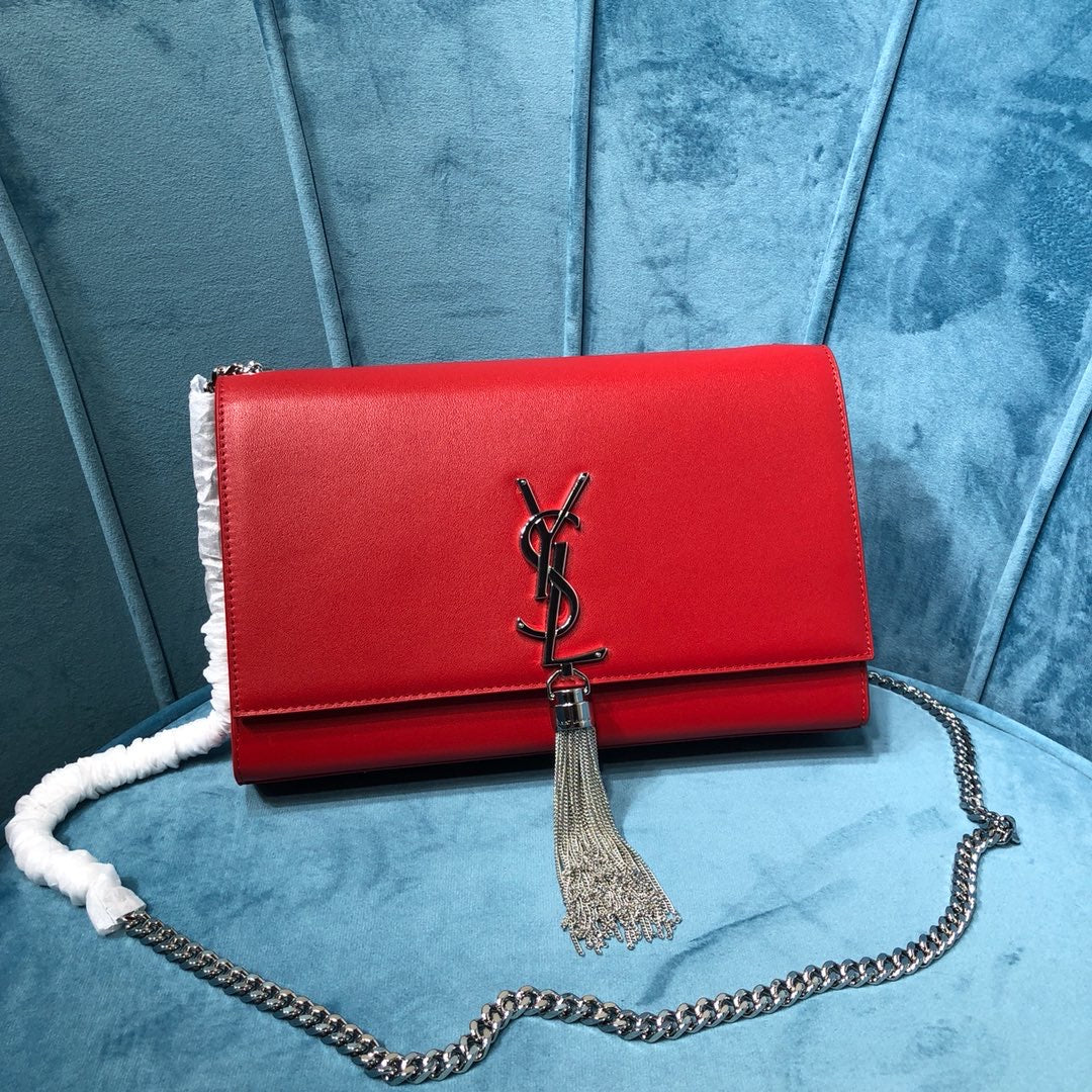 YSL Saint Laurent Kate Shoulder Bag Monogram Chain 94In24Cm Ysl 7043