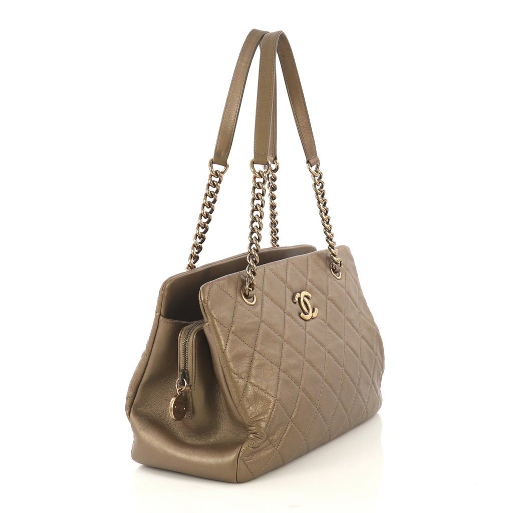 CHANEL CC Crown Medium Calfskin Bag