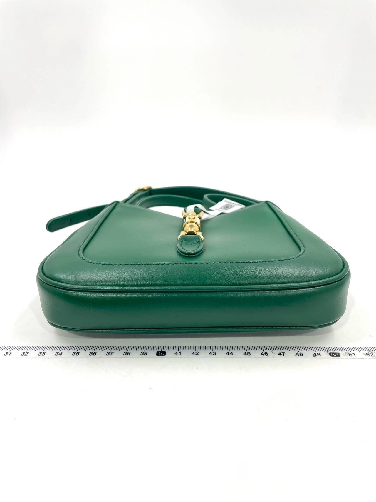 Gucci Jackie Adjustable Strap Leather Green Mini Travel Bag Strap 2