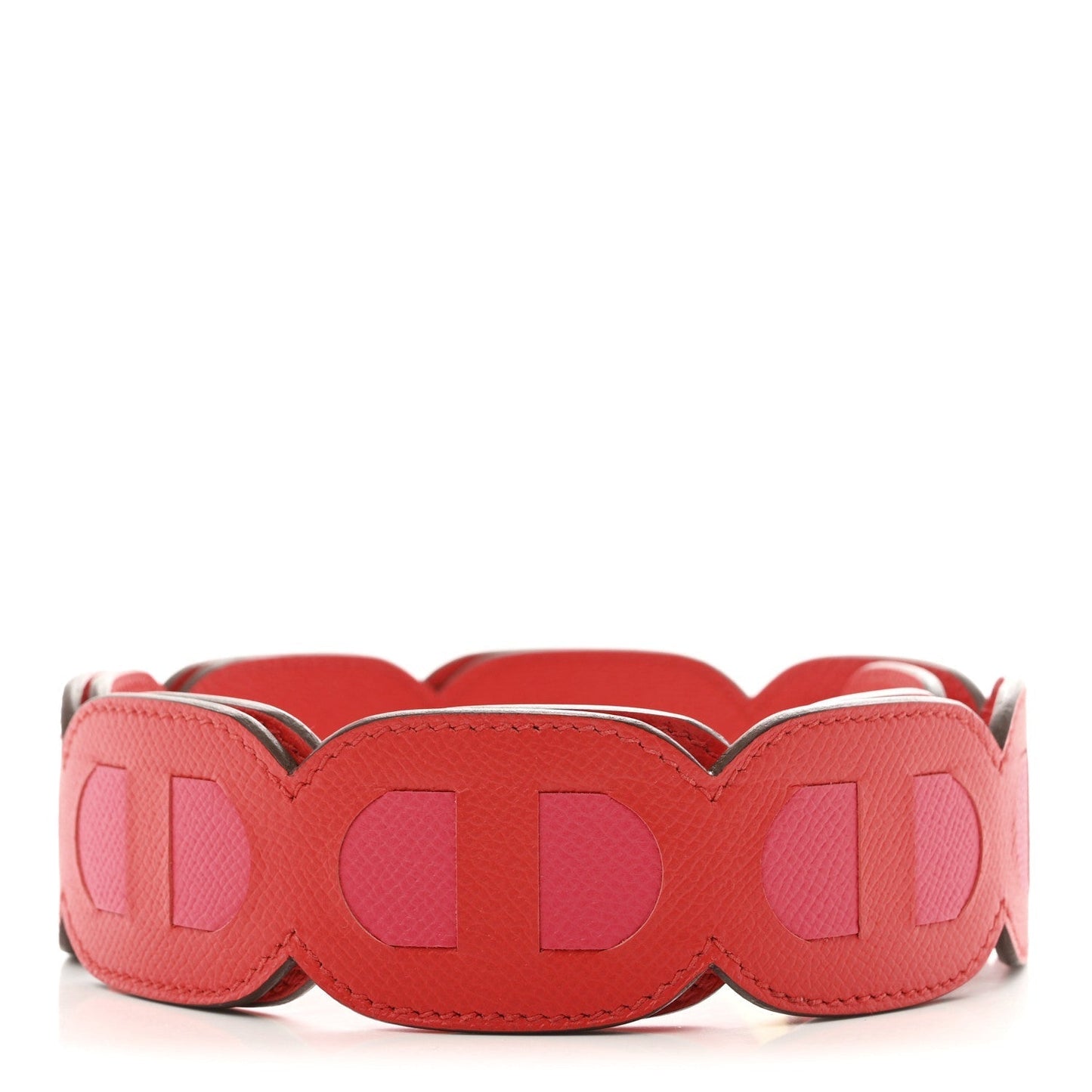 Hermes Epsom Petits Maillons Bag Strap Rouge De Coeur Travel Bag