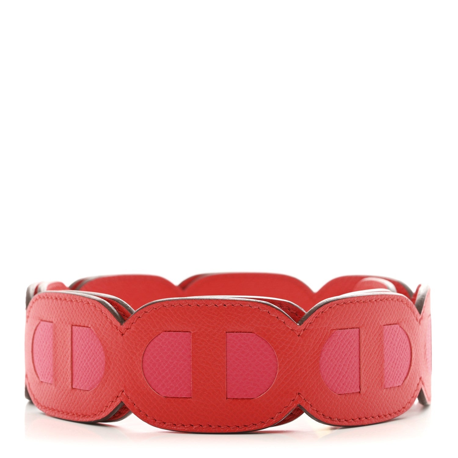 Hermes Epsom Petits Maillons Bag Strap Rouge De Coeur Travel Bag