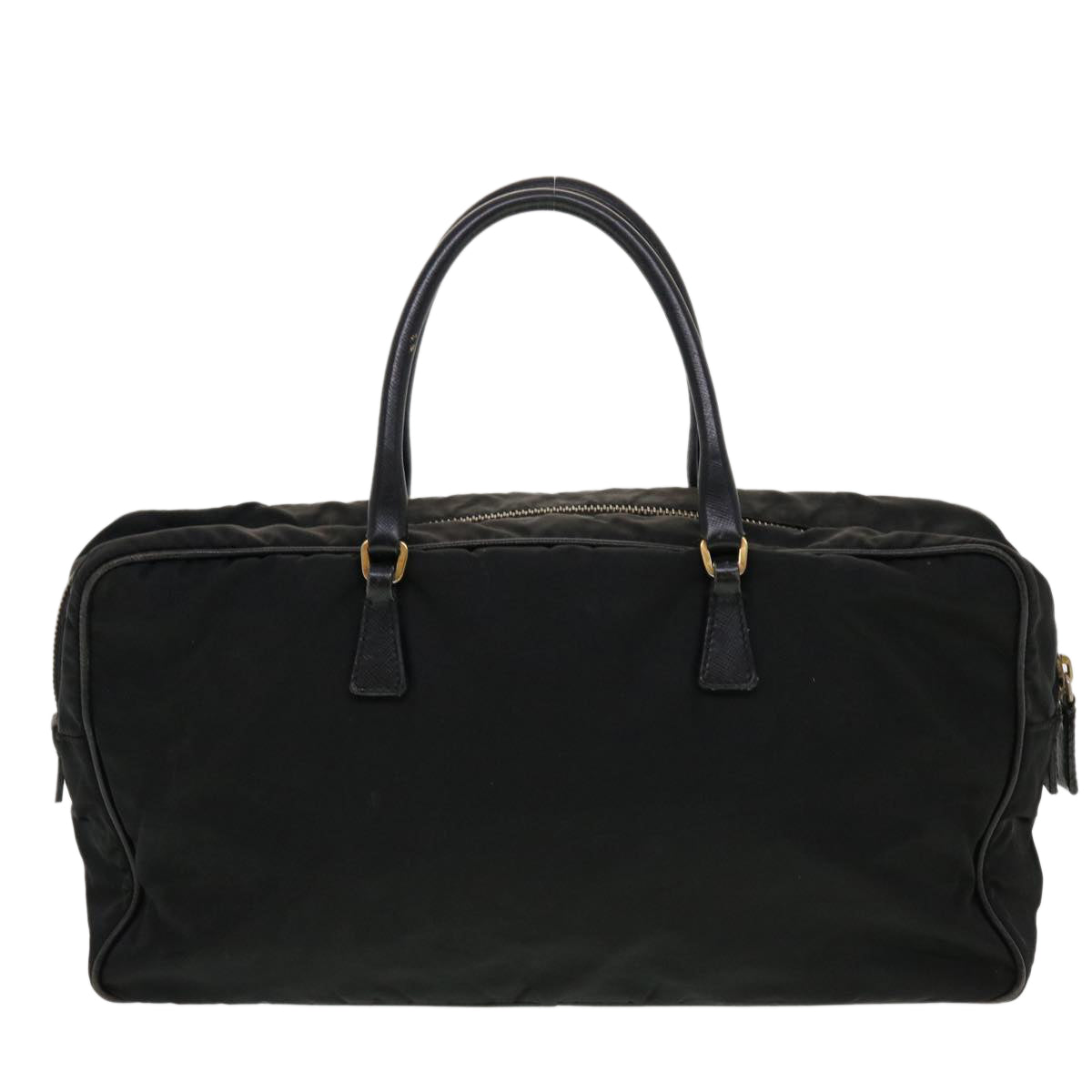 Prada Hand Bag Auth Nylon Black Travel Bag Black Auth 43229