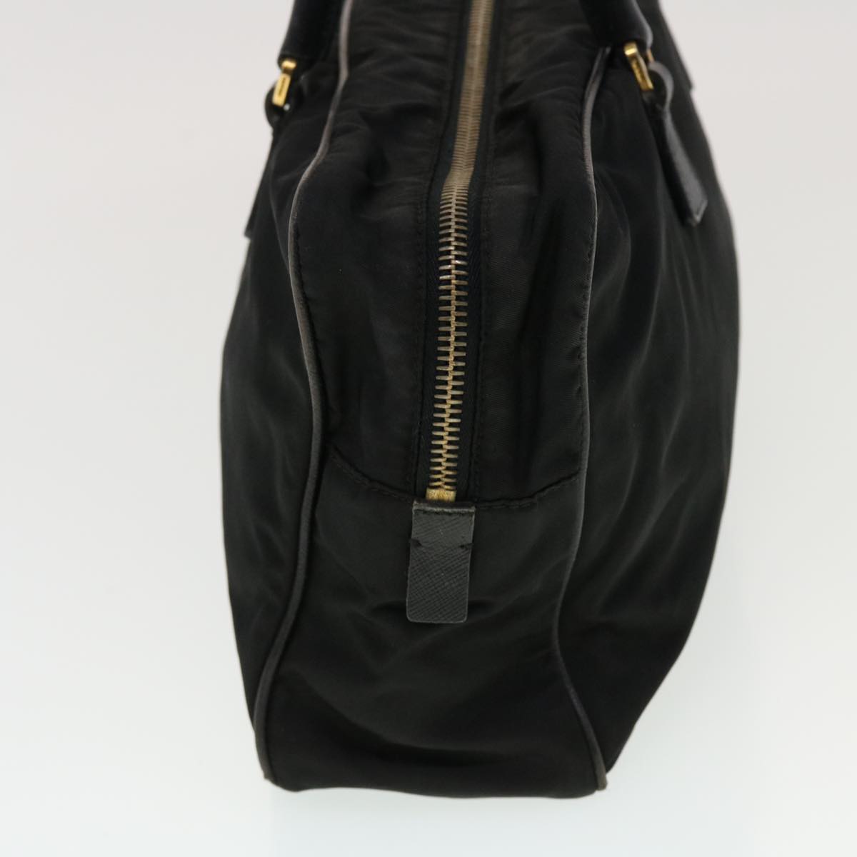 Prada Hand Bag Auth Nylon Black Travel Bag Black Auth 43229