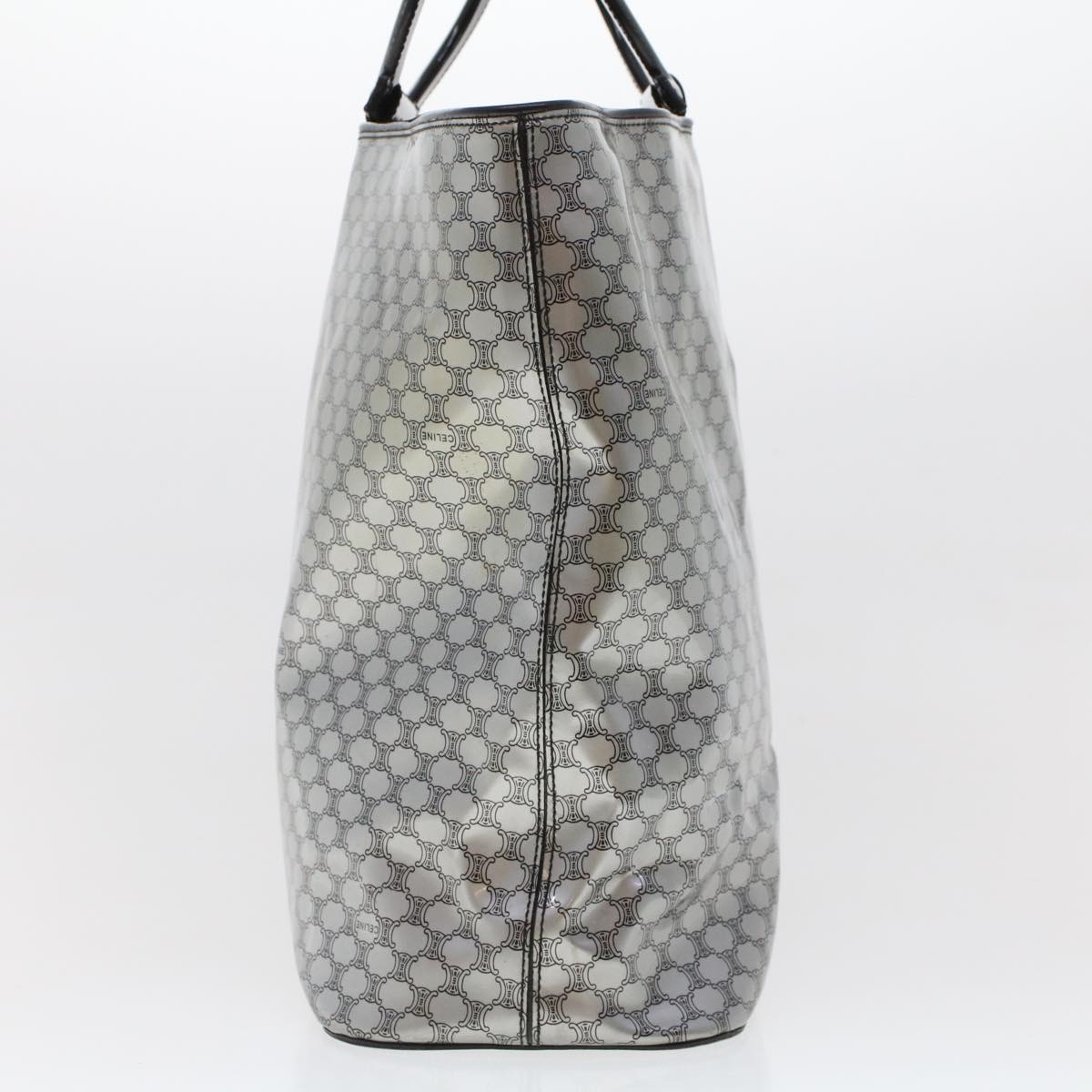 Luxury Macadam Hand Bag Enamel Canvas Silver Travel Bag