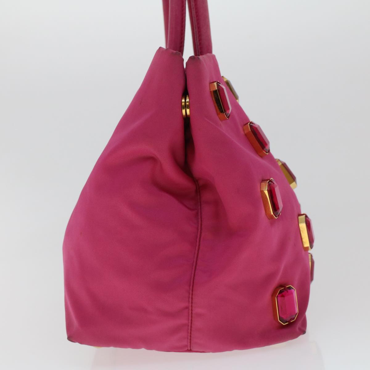 Prada Tote Bag Nylon Pink