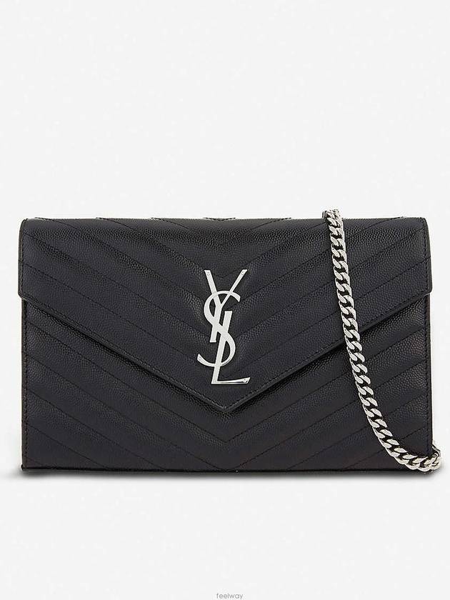 YSL Saint Laurent Saint Laurent Trending Cassandre Chain Cross Bag Leather Matelasse Travel Bag