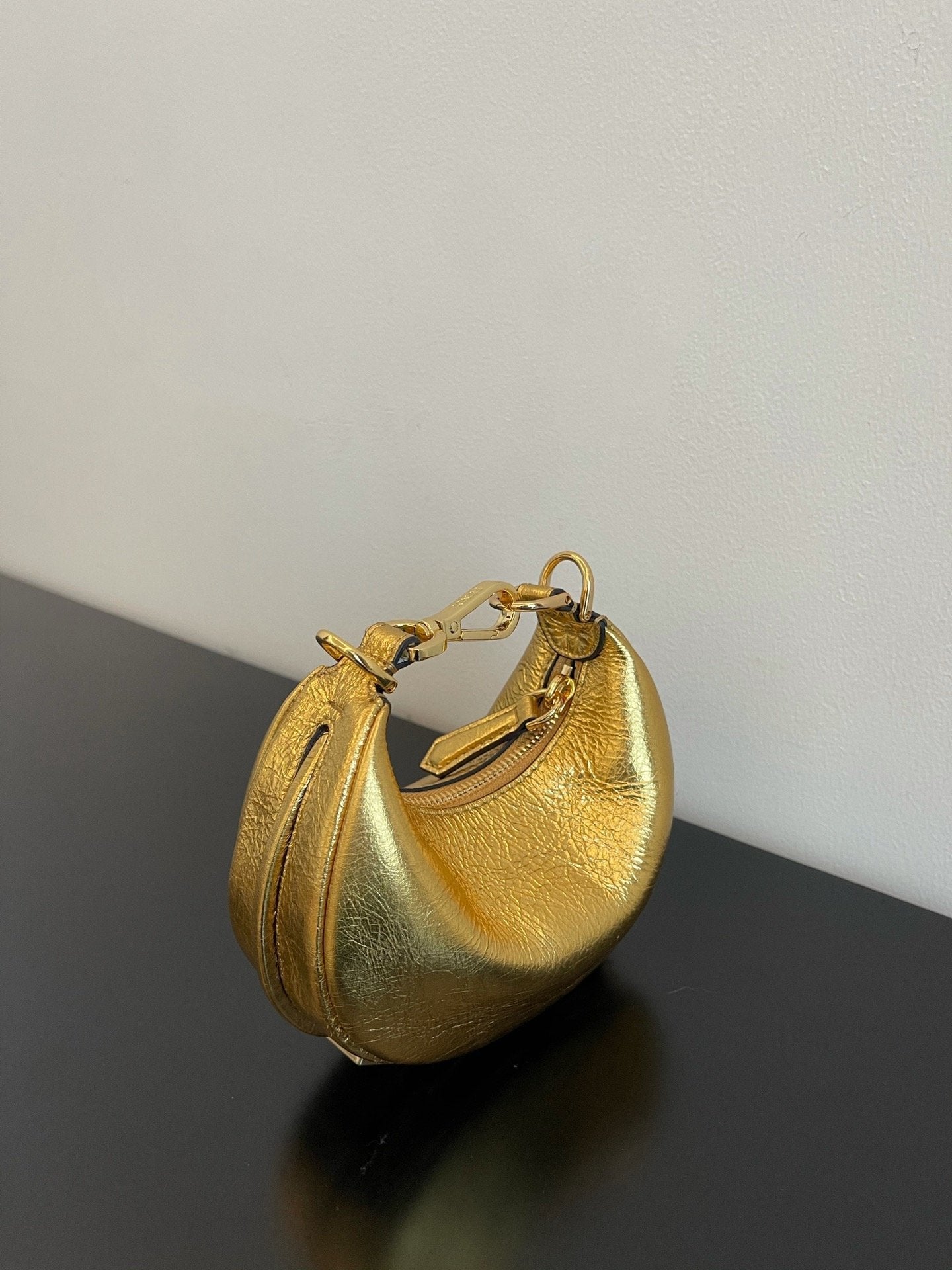 Fendi Nano Figraphy Ff Gold Travel Bag