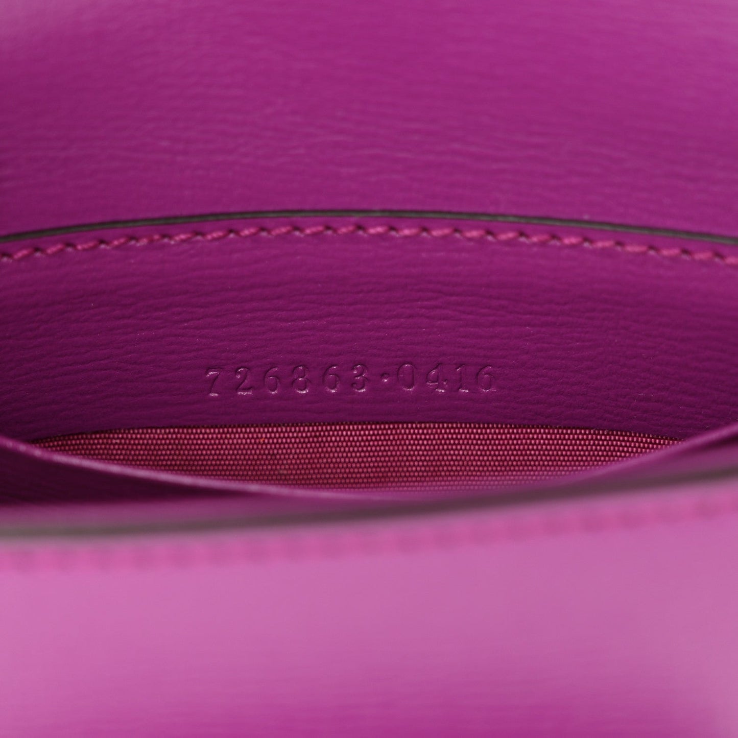 Gucci Azalea Calfskin Web Monochrome Horsebit 1955 Wallet On Strap Purple