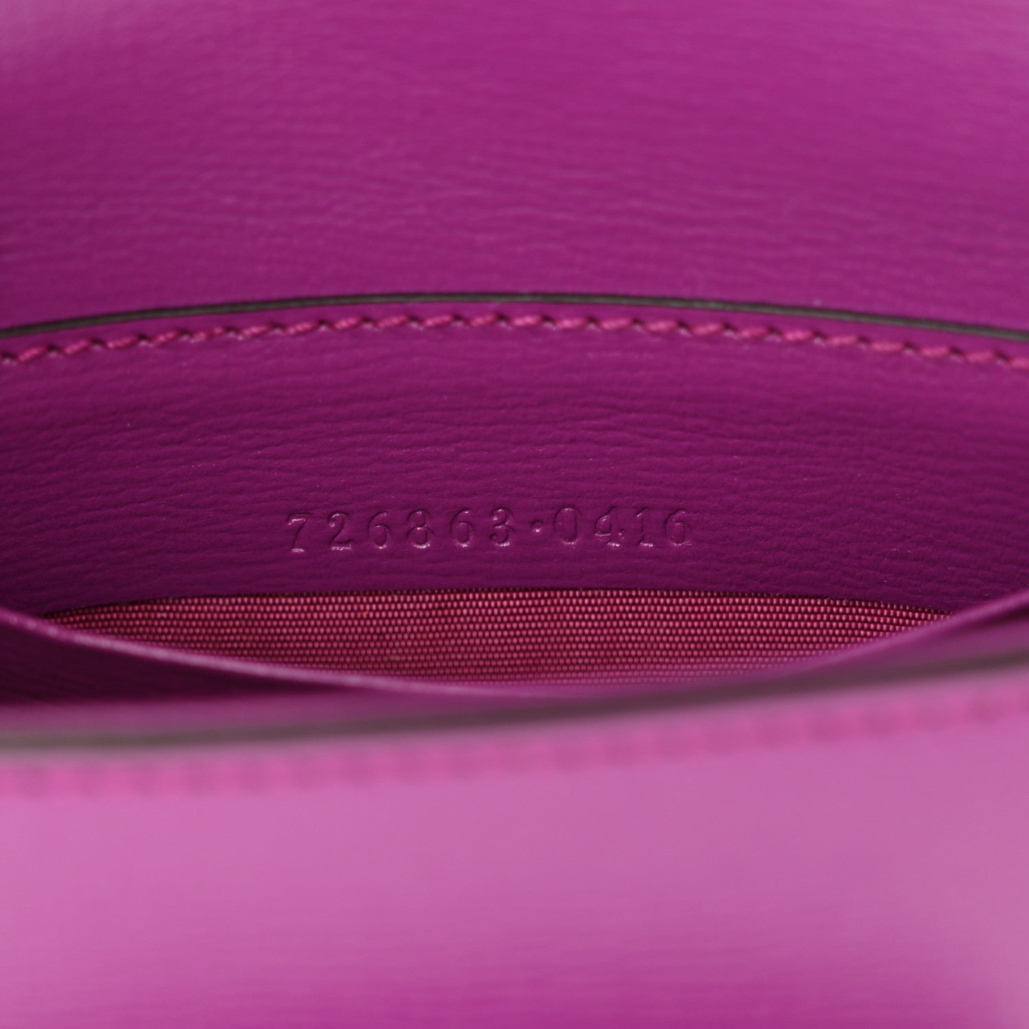 Gucci Azalea Calfskin Web Monochrome Horsebit 1955 Wallet On Strap Purple